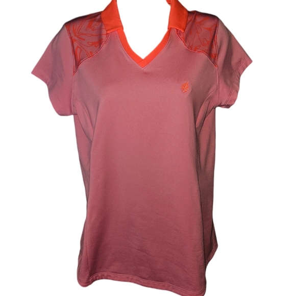Under Armour V-Neck Collared Short Sleeve Top - Picture 1 of 3